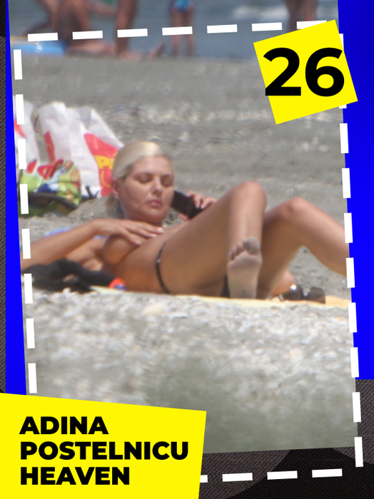 TOP 40 vedete surprinse în cele mai indecente poziţii! Antonia, Roxana Ionescu sau Delia şi-au mângâiat nurii şi… au făcut show total pe litoral!
