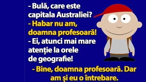 BANC | "Bulă, care este capitala Australiei?"