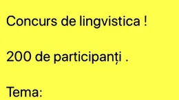 BANC | 200 de participanți la concursul de lingvistică
