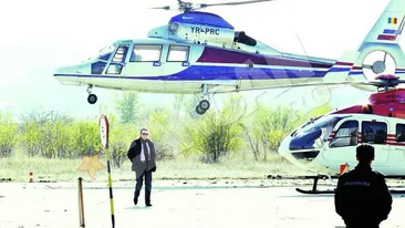 A venit cu elicopterul in Capitala pentru un pranz copios! Neculaie Ion, cel mai practic patron