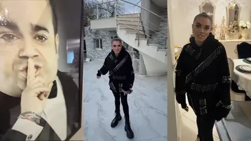 Cum arată casa în care locuiește Adrian Minune. Vila din Ștefăneștii de Jos are un garaj special pentru cele mai scumpe mașini ale artistului: un Ferrari și un Lamborghini