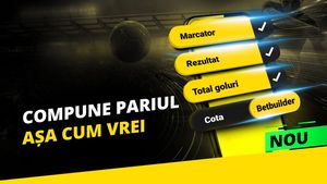 Câte pariuri din meci pui pe 1 bilet la Fortuna? Câte vrei
