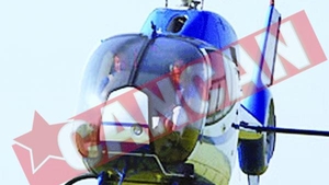Decapitat de elicopter
