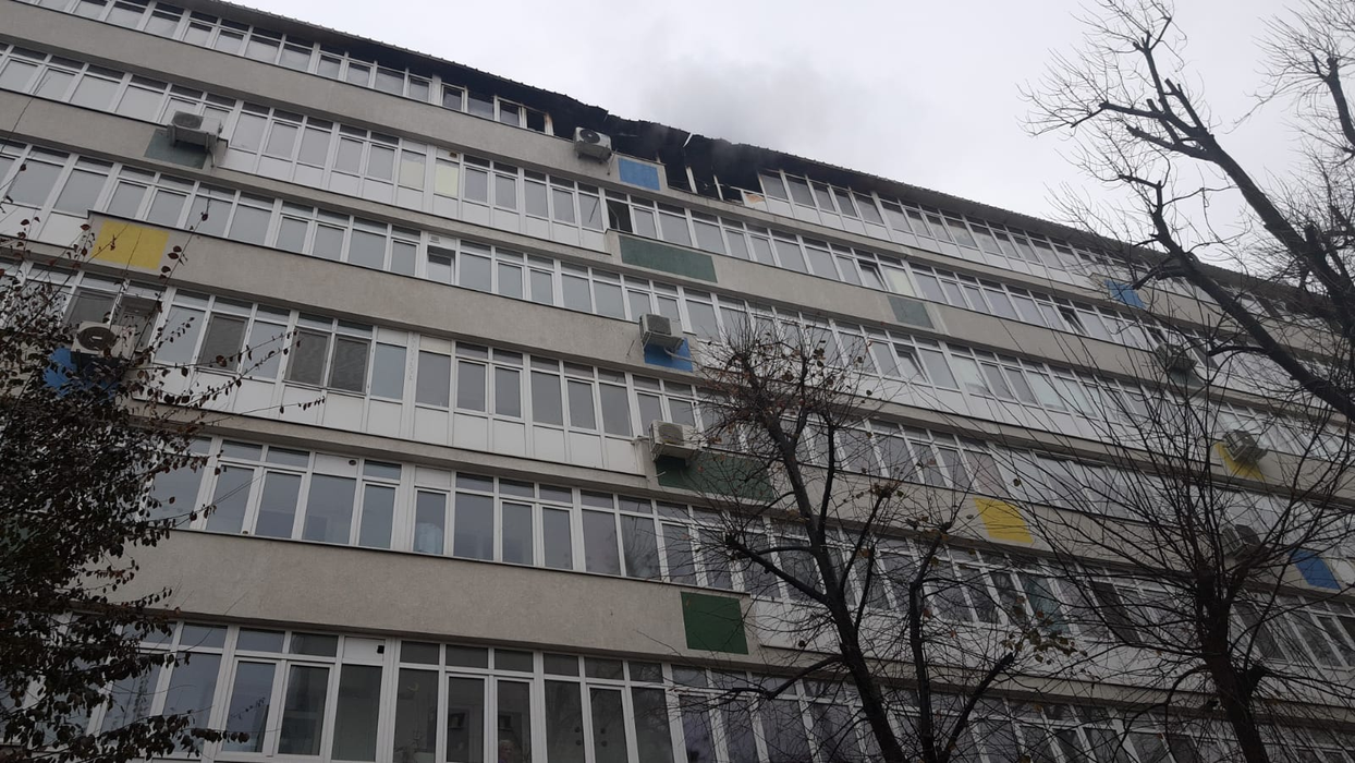 Incendiu pe bulevardul Ion Mihalache din București