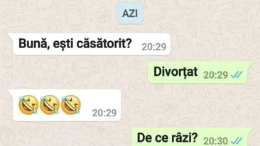 Bancul de vineri | Bună, eşti căsătorit?