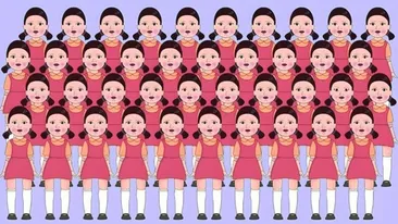 Test de inteligență | În doar 7 secunde, identificați care fată este diferită de toate celelalte