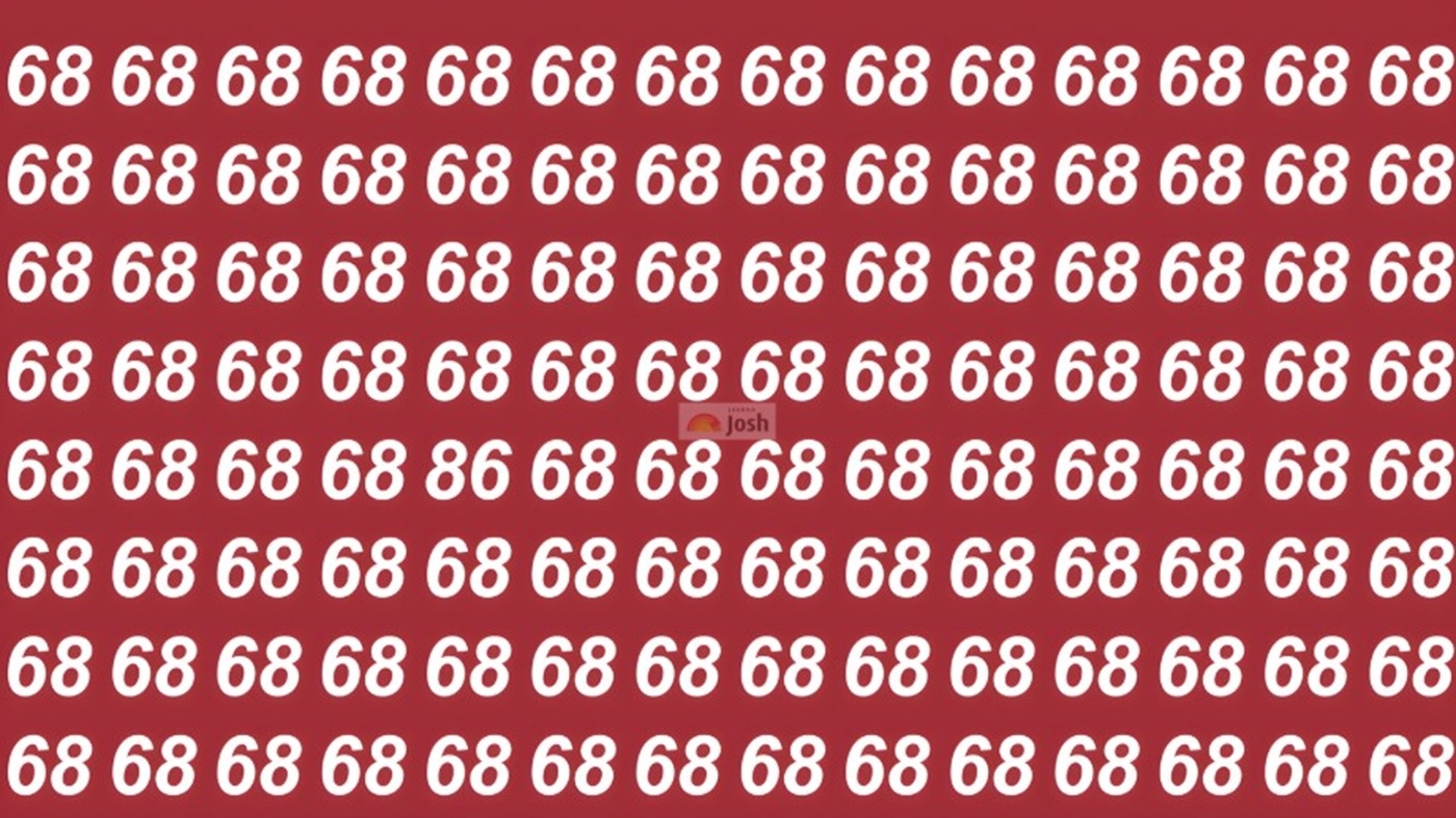 Test de inteligență | Identificați singurul număr care nu este 68!