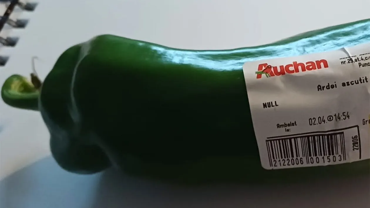 Câți lei a plătit Alex din București pentru un singur ardei, în Auchan Vitan: Eu m-am blocat un pic, recunosc