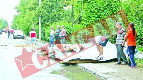 Furtuna a facut ravagii la Craiova