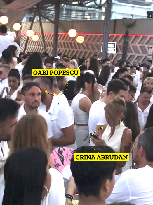 Crina Abrudan alături de soțul ei Gabi Popescu la LOFT