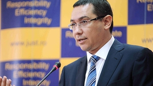 Victor Ponta : "Ii multumesc domnului presedinte Emil Constantinescu pentru cuvintele frumoase si pentru sprijin"