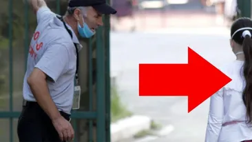 Cum a venit îmbrăcată azi, în prima zi de școală, o elevă de la Liceul Tudor Vianu din București. Reacția paznicului când a văzut-o