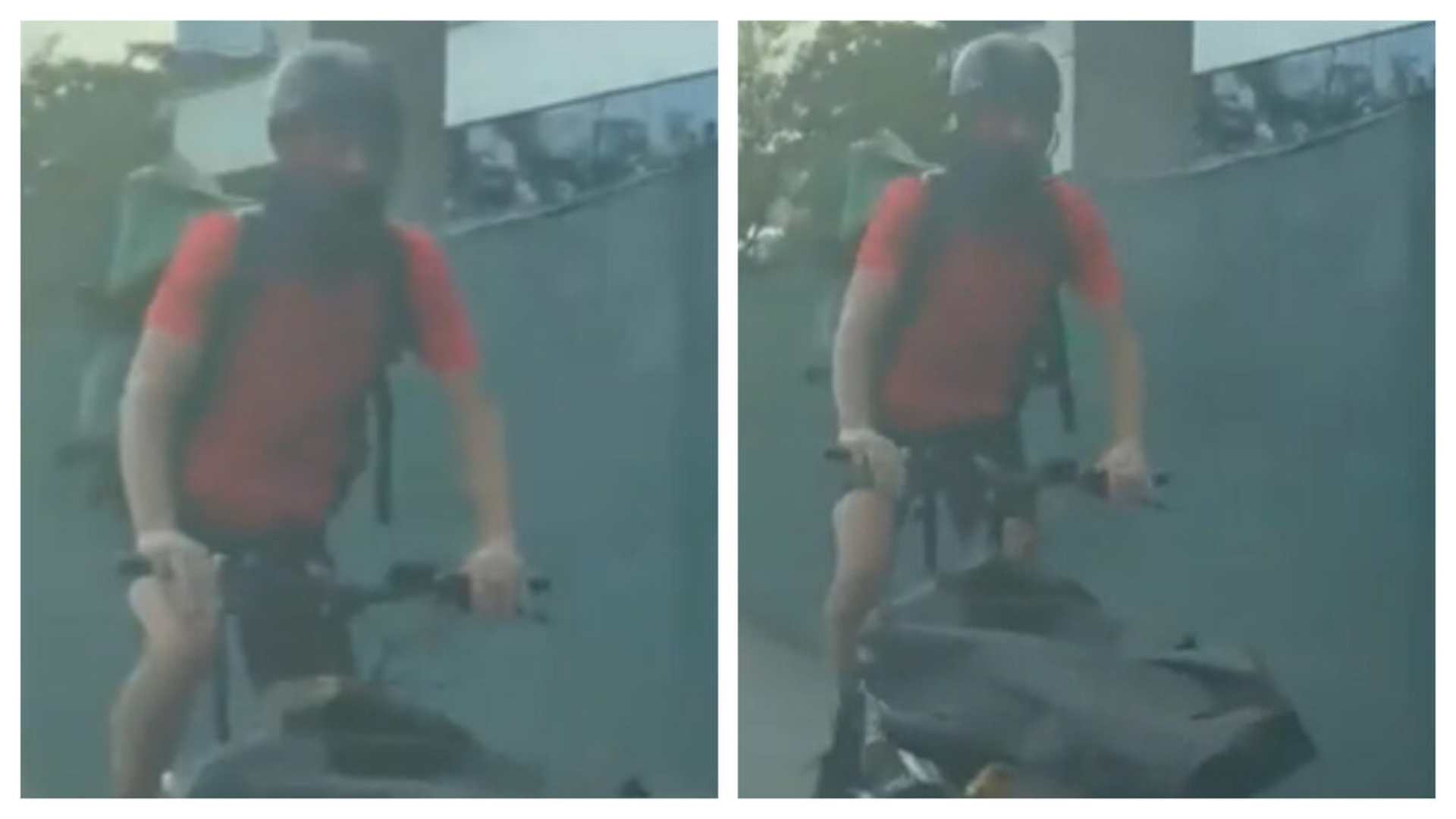 Atac în plină zi, în București. Două femei au fost agresate de un biciclist care purta cagulă