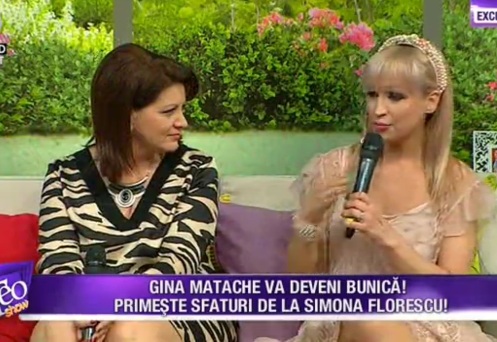 Gina Matache este foarte fericită fiindcă va deveni bunică