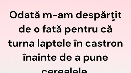 BANCUL ZILEI | Motiv matinal de despărțire