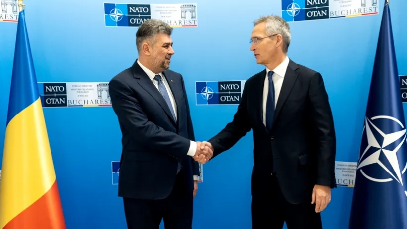 Marcel Ciolacu s-a întâlnit cu Jens Stoltenberg, secretarul general NATO: ”România se bucură de toate garanțiile de securitate, iar acesta este rezultatul eforturilor constante din ultimii 30 de ani”