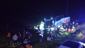 44 de persoane au trăit clipe de coșmar după un incident petrecut în Vrancea, pe DN 2. A fost activat planul roșu de intervenție