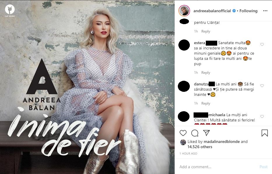 Andreea Bălan, mesaj copleșitor de ziua fiicei sale: “Cea de-a doua minune a mea, dar și când inima mi s-a oprit pentru câteva secunde”
