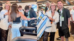 Anastasia Soare, apariție alături de Lionel Messi la Formula 1. Românca a povestit momentul emoționant