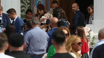 Băieţelul lui Mutu vs. băieţelul lui Vandici. Cum şi-au făcut cei doi apariţia la botez