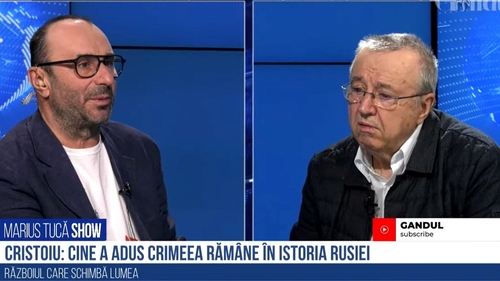 VIDEO Publicistul Ion Cristoiu, previziuni despre războiul din Ucraina: „Vor fi încălcări ale democrației. Războiul va fi înghețat, dar pericolul rusesc..."