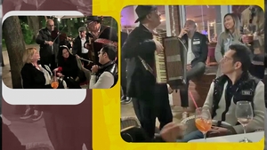 Ștefan Bănică Jr, șprit cu prietenii și lăutarii la ureche! Imaginile care se vor viraliza: cel mai bine plătit artist din România a făcut show! Ce făcea Lavinia Pîrva în acest timp