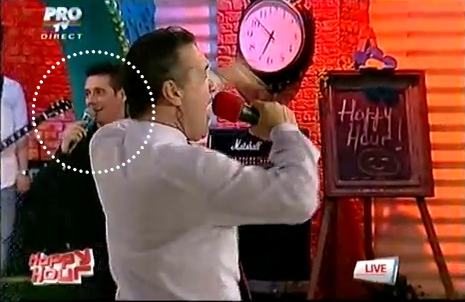 Nicu Grameni i-a cântat lui Gigi Becali, în direct la TV, de două ori, melodia "Opa opa"