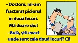 BANC | Bulă, la doctor: "Mi-am fracturat piciorul în două locuri"