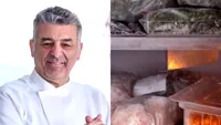 Puține gospodine știau asta! Chef Joseph Hadad a dezvăluit lista alimentelor care nu se congelează niciodată