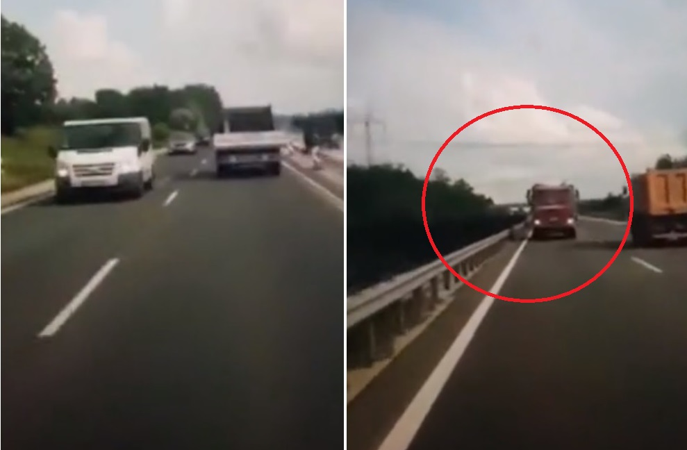 Accidentul violent din Ungaria, filmat live chiar de șoferul microbuzului din România: „Intrăm în tir!”