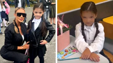 Fiica Biancăi Drăguşanu a început școala. Cum a îmbrăcat-o blondina pe Sofia în prima zi