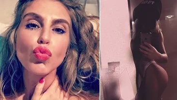 Corina Bud, fotografiată goală complet în public. S-a văzut tot