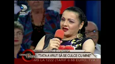 Cornelia Catanga: La 17 ani, tata mi-a pus mana pe sani Vezi la ce truc a apelat artista cand era minora pentru a-si cunoaste tatal