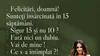 BANCUL ZILEI | „Felicitări, doamnă! Sunteți însărcinată în 15 săptămâni”