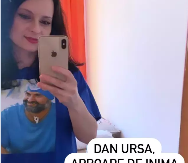 Corija Oana Ursa este soția Războinicului Dan Ursa. Foto: Captură video