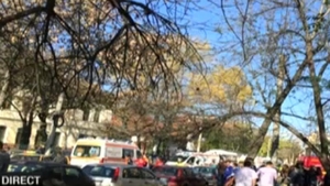 Accident spectaculos! 17 raniti la Timisoara dupa ce o betoniera a lovit un tramvai!