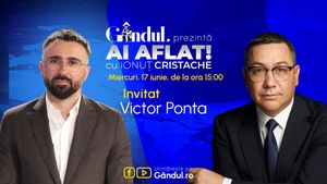 „Ai Aflat! cu Ionuț Cristache” începe miercuri, 17 iunie, de la ora 15.00, live pe Gândul. Invitat: Victor Ponta