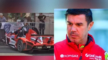 Accident tulburător! Mihai Leu a intrat în gardul de siguranță. Doi copii sunt răniți