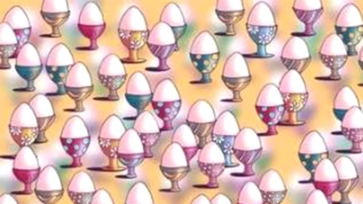 Iluzie optică virală | Găsiți mingea de golf ascunsă printre ouăle de Paște din această imagine!