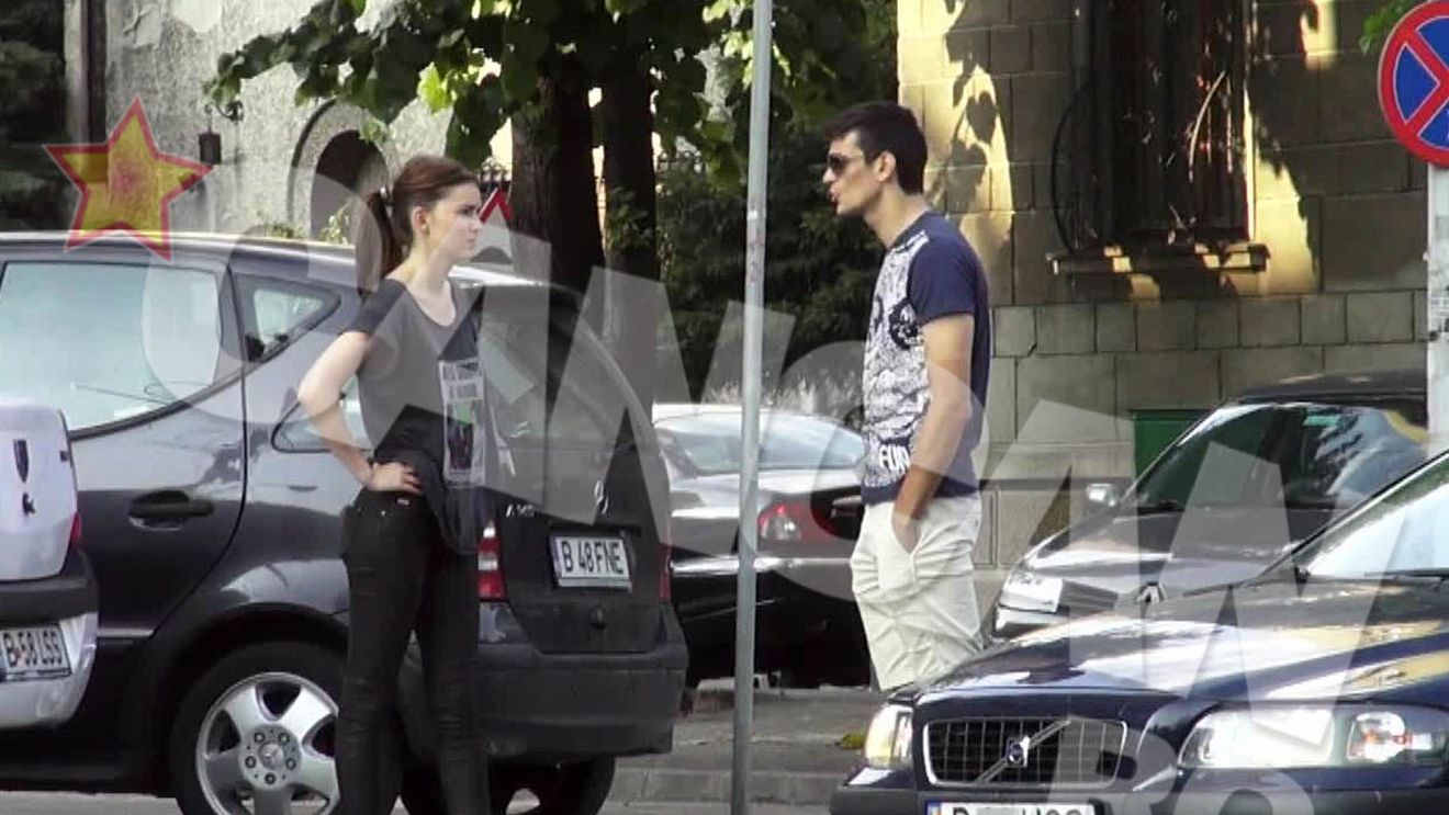Dovada ca Tudor Chirila tine la cearta! Iubita l-a mustrat in strada, dar el nu s-a pus pe sfada