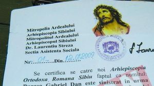 Cersetor cu diploma de la Mitropolia Ardealului