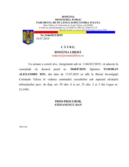 Fiul judecătorului Ion-Tudoran, cercetat penal în trei dosare!