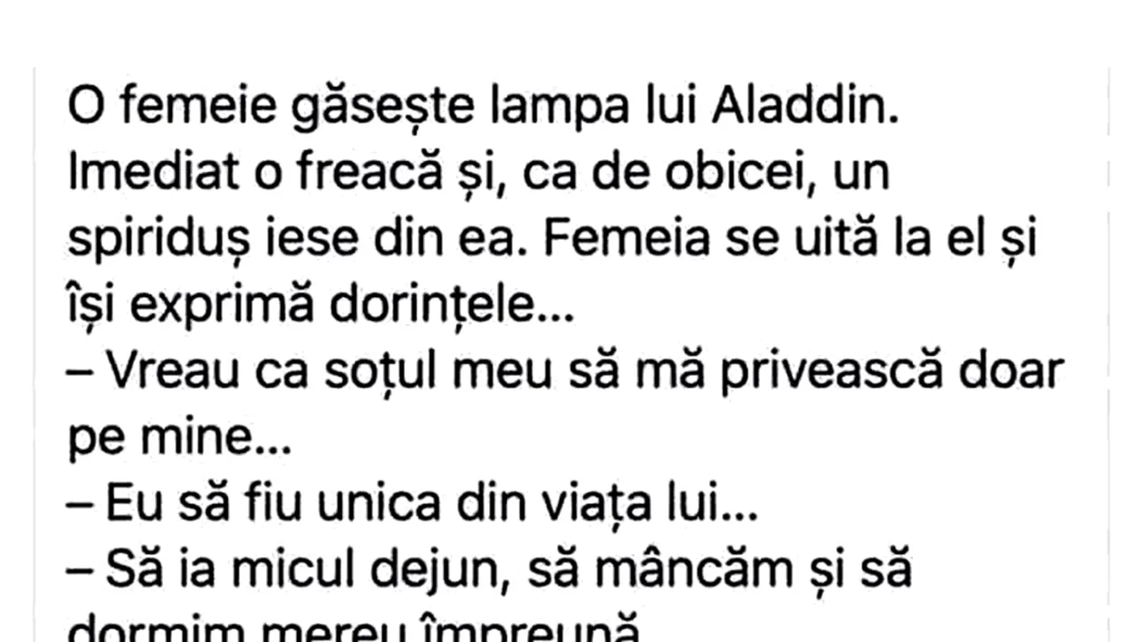 BANCUL ZILEI | O femeie găsește lampa lui Aladdin