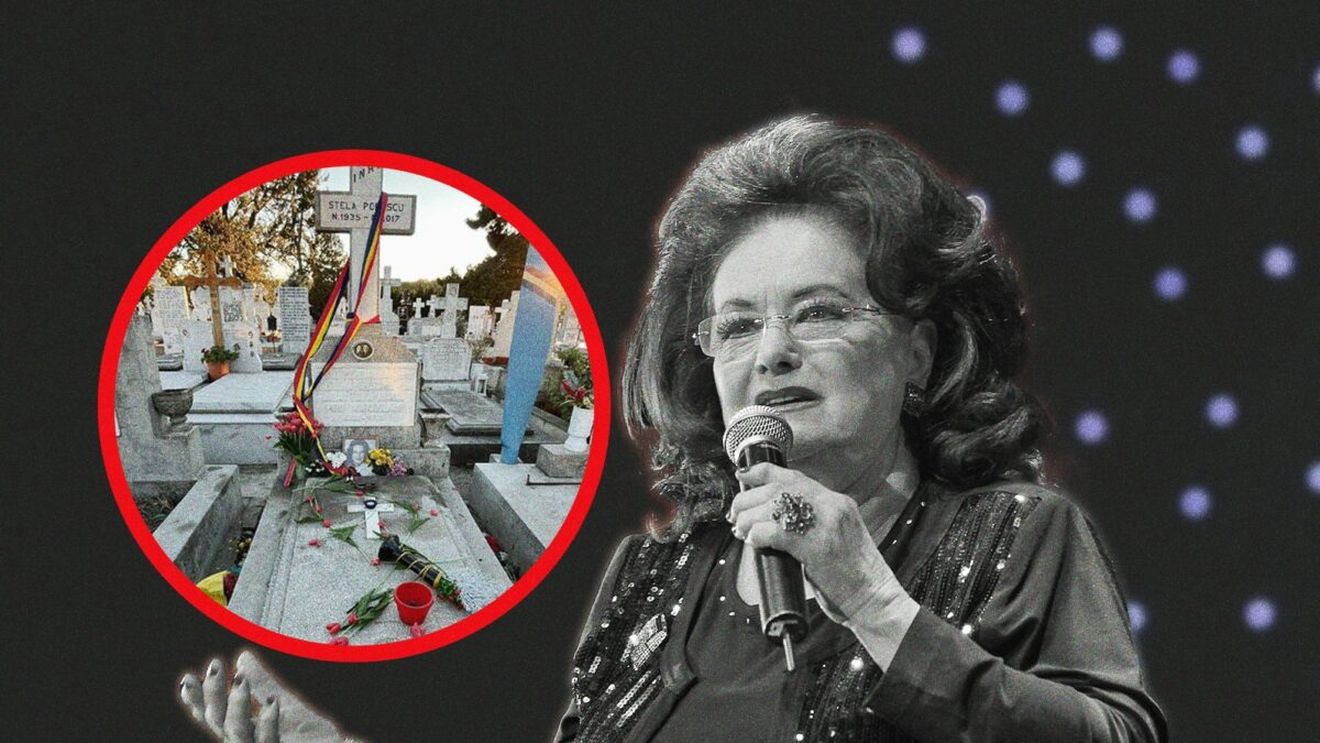 EXCLUSIV | Cum a ajuns să arate acum mormântul Stelei Popescu de la Cernica, la 8 ani de la moartea regretatei actrițe