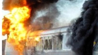 Un tren marfar a deraiat din cauza exploziei unei bombe!