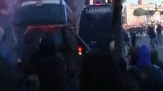 VIDEO  90 de persoane au fost ranite la protestele violente din Italia