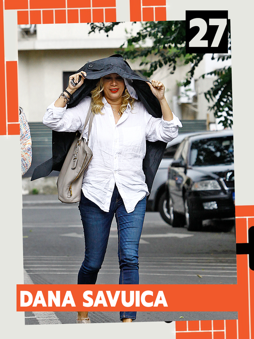 TOP 30 de vedete care fug din calea ploii. Ce loc ocupă Anna Lesko, Diana Munteanu sau Loredana Groza