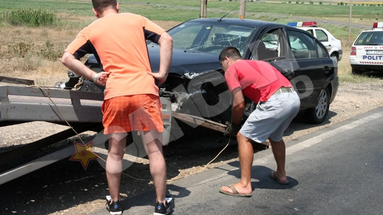 Accident cu noua victime la Faclia