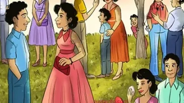 Test IQ fabulos! Care este persoana din imagine “venită” din viitor în anii 1950