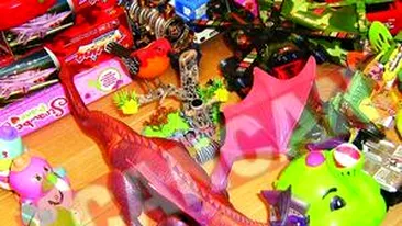 Jucarii cancerigene, de Mos Nicolae, in magazinele din Capitala